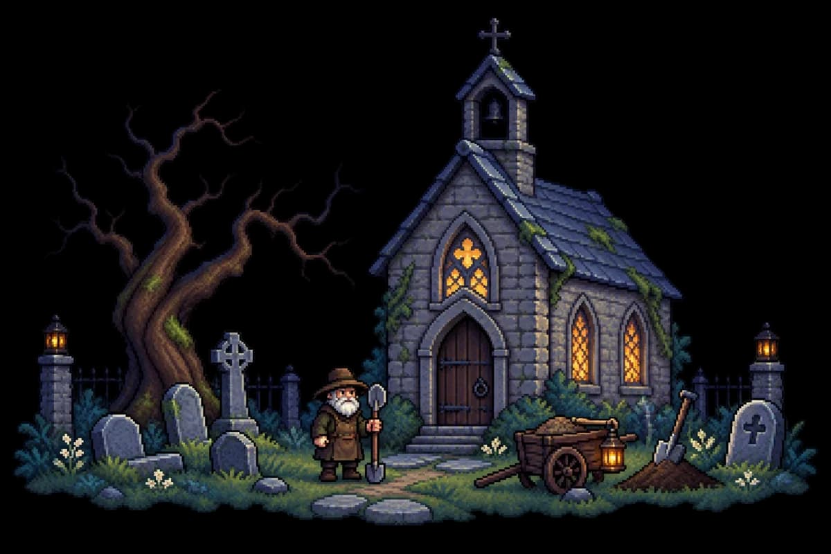 Graveyard Keeper 2 medieval graveyard